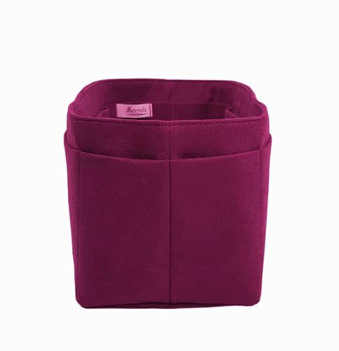 Meenda Purse Organizer Insert For Birkin 35, Lindy 34, Garden Party 36 Bag Handbag, Faux Suede Soft And Smooth Lightweight Fits Perfectly Sturdy Gift Ideas For Women (Purple Sbk35) #TOP5