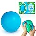Power Your Fun Arggh Large Stress Ball for Adults and Kids - 3.75 Inch Tension Relief Ball Fidget Toy, Color-Changing Stress Relief Hand Squeeze Sensory Balls Big Squishy Toys for Kids (Blue/Green)