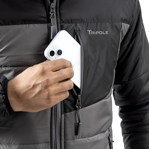 Image of Tripole Boreal Winter and Snow Jacket | Water Repellent Hooded Insulated Jacket for Trekking, Hiking & Travel | Minus 5 Degree Comfort