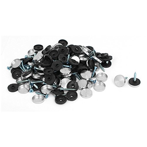 Aexit 18mm Dia Quality Parts 304 Stainless Steel Cap Nails Mirror Screws Decorative Fittings 80PCS Model:72as624qo111