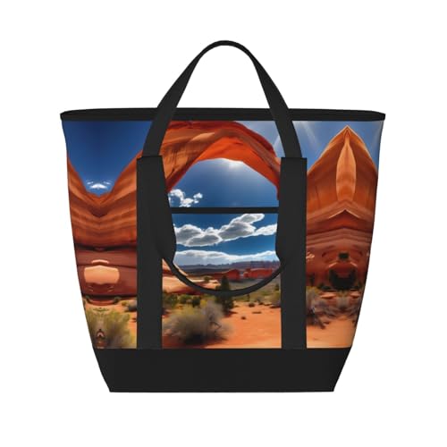 Sac isotherme Arches pour garder vos courses au frais grand sac d'épicerie réutilisable