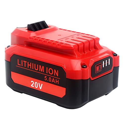 Yongcell 5.0Ah 20V Battery Replacement for Craftsman V20 Max Lithium Ion Battery CMCB202 CMCB201 CMCB205 CMCB204 CMCB206 Compatible with Craftsman V20 20V Cordless Power Tools (Only for V20 Series)