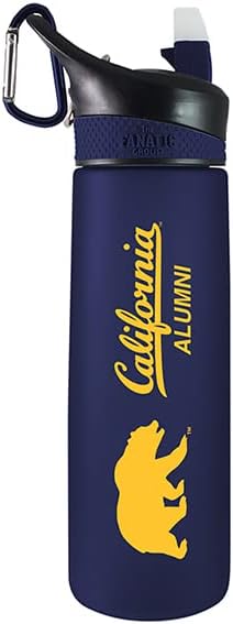 The Fanatic Group Personalized University of California, Berkeley Alum 24 oz Frosted Sport Bottle - Navy