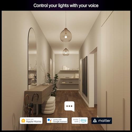 Image of PHILIPS Hue Essential Starter Kit: Hue Bridge, 2 Essential E26 Smart Bulbs, White & Color Ambiance, 2200K-6500K, Dimmable LED Bulbs, Works with Alexa, Google Assistant, Samsung SmartThings, Apple Home