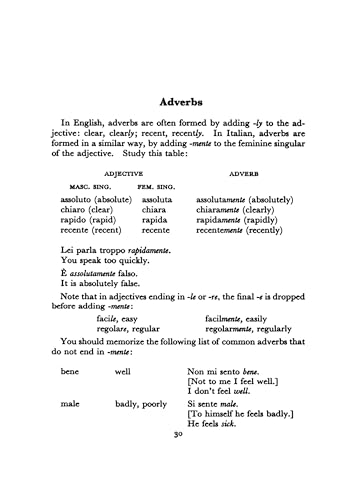 Dover Publications Ragusa, Olga Essential Italian Grammar: All The Grammer Really Needed For Speech And Comprehension thumb #10