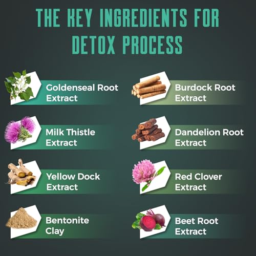 Detox Cleanse Gummies - Liver, Gut, Kidney Cleanse Detox & Repair, Rapid & Effective Full Body Cleanse Best for Women and Men with Milk Thistle - Natural Plant-Based Detox Supplement, 60 Gummies - Image 4