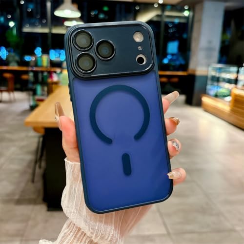 HJZSZX For iPhone 16 Plus�p �}�O�l�b�g�� �}�b�g������ �A�[�}�[ �ϏՌ� ���C�����X�[�d�Ή��X�}�z�P�[�X�iFor iPhone 16 Plus�p/�u���[�j