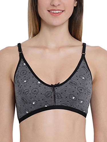 Image of Clovia Women's Cotton Non-Padded Non-Wired Printed Bra