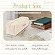 Pencil Case，8 Farben zur Wahl，Mäppchen Cord-Stoff,Federmäppchen Milchig Grau für Mädchen Teenager, Federtasche Stiftetasche Stiftemappe Pencil Case Schulmäppchen für Schule, Büro (Creme)
