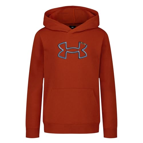 Image of Under Armour Boys' Pullover Hoodie Sweatshirt, Soft & Comfortable Fleece, Outdoor Collection