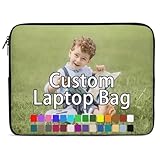 Custom Laptop Shoulder Bag Personalized Add Your Photo Text Logo Business Briefcase Protective Messenger Bags 15 inch