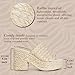 CYNLLIO Espadrilles Platform Sandals Open Toe Chunky High Heel Slides Fashion Summer Outdoor Beach Slippers Slip on Party Dress Shoes