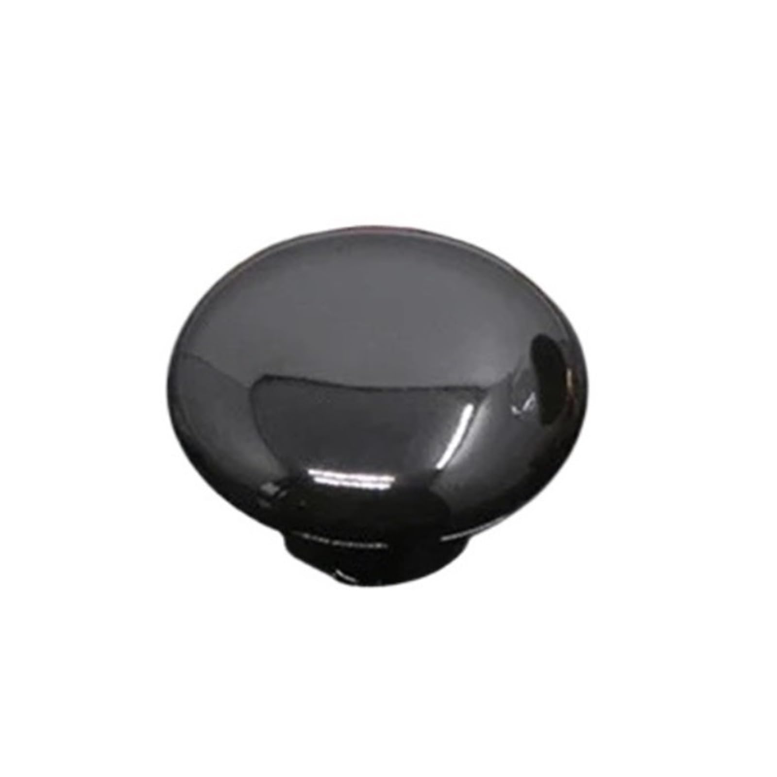 WonJoxel Spherical Crystal Door Knobs 6PCS Ceramic Cabinet Knob Colorfull Children Handles for Furniture Drawer Knobs Cupboard Pulls Kitchen Gabinete Gamer(Black-38mm)