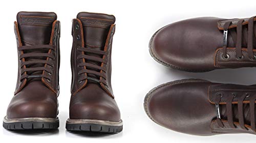 Stylmartin Men's Ace Cafè Racer Motorcycle Boots(Brown, Size: Us-11, Eu-44) #TOP3