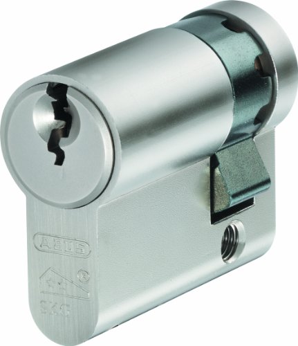 Preisvergleich Produktbild ABUS E60NP Nickel Pearl 10 / 50 Half Cylinder
