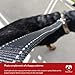 Dog Leash for Medium, Large and Small Dogs - 6 Foot Dog Leashes for Training and Daily Walks - Durable Sizes in Lightweight and Heavy Duty for Small and Large Breeds (2-Layer Reflective, Black)