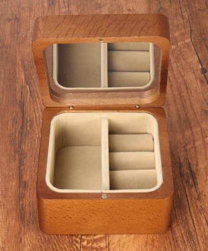 Boîte à bijoux en bois pour cérémonie de mariage - 3
