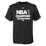 NBA Golden State Warriors Youth Boys 2018 Final Champs Short Sleeve Tee, Black, Youth Small(8)