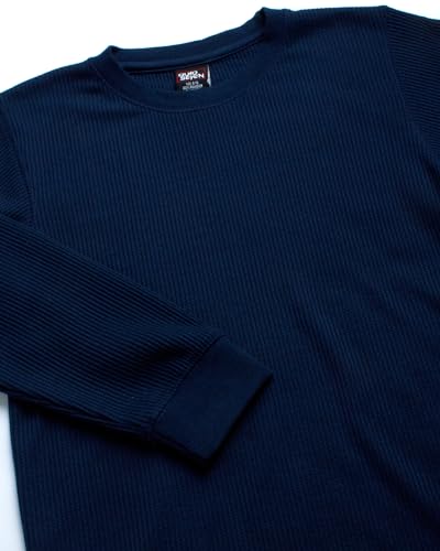 Quad Seven Boys Long Sleeve Shirts - 2 Pack Thermal Waffle Knit Crew Neck Youth Kids Boys Thermal Shirts (Sizes: 8-18)3