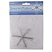 Metal Wire Snowflake Forms - Fun Craft Beading Project 3 3/4 Inches
