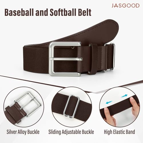 Image of Baseball Socks and Belt for Youth Adult Softball Socks Combo Elastic Waist Belt for Men Kids Boys Girls Women JASGOOD