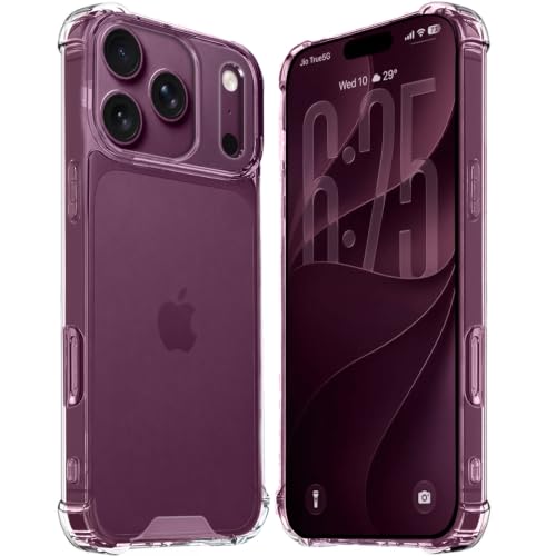 Image of TheGiftKart Crystal Clear Back Cover Case for iPhone XVIII Pro | 360 Degree Protection | Shock Proof Design | Transparent Hard Back Cover Case for iPhone XVIII Pro (PC & TPU, Transparent Bumper)