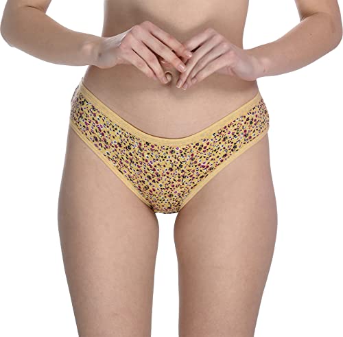 Image of FIMS - Fashion is my style Women's Cotton Hipsters Panties for Women, Soft Stretchable Cotton Fabric, Non-Padded, Multi-Color Panties, See Main Image to Check Nos of Panties You Will Get.