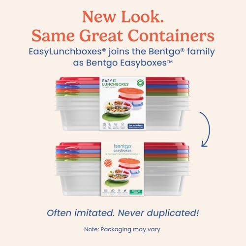 Bentgo BEBOVL-CL Easyboxes 4-Compartment Oval Containers thumb #4