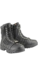 Chaussures Moto Motard Piste Racing Vetements Sportifs Cuir Homme noir 39
