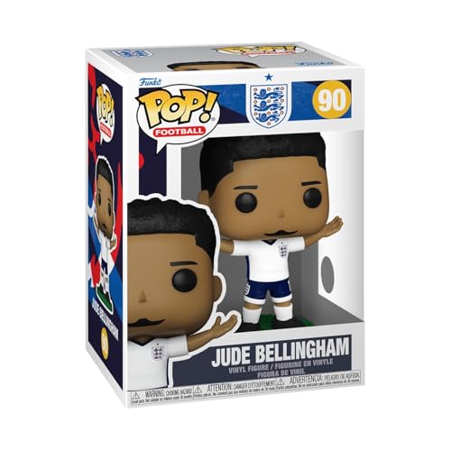Funko Pop! Football: England - Jude Bellingham - Figura de Vinilo Coleccionable - Idea de Regalo - Mercancía Oficial - Juguetes para niños y Adultos - Figura Modelo para coleccionistas y exhibición