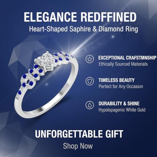 Image of Choose Your Gemstone Beautiful XO Design Diamond CZ Ring 925 Sterling Silver Heart Shape Side Stone Engagement Rings Lightweight Office Wear Everyday Gift Jewelry US Size 4 to 12