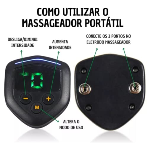 Massageador Portátil Recarregável Dor Pescoço Coluna Pernas PREMIUM, GOLLATE®