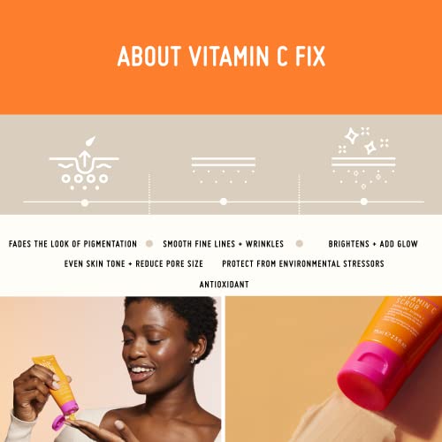 Nip + Fab Vitamin C Fix Scrub for Face with Coconut Oil and Coffee Seed Cleansing Exfoliating Facial Cleanser for Skin Brightening Fine Lines and Wrinkles, 75 ml - Image 6