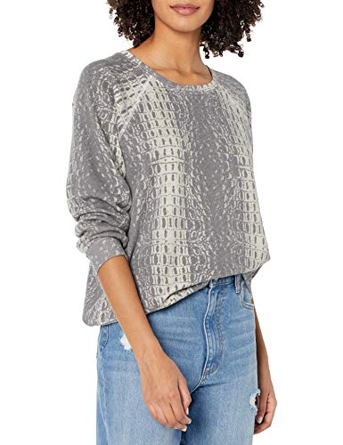 Wildfox Women's Sommers Pullover Sweatshirt, Wetland Multicolored, X-Large