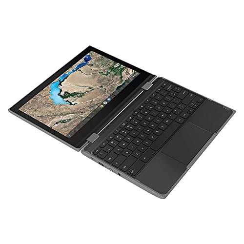 Image of Lenovo 300E Chromebook 2ND Gen 81MB0004US 11.6 inch Touchscreen Chromebook - 1366 X 768 - Celeron N4000-4 GB RAM - 32 GB Flash Memory - Black - Chrome OS - Intel UHD Graphics 600 - in-Plane Switchi