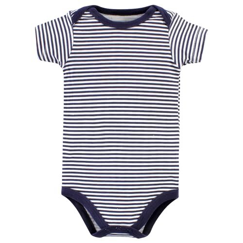 Image of Hudson Baby Unisex Baby Cotton Bodysuits 5-pack