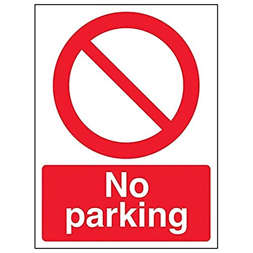 V Safety Eco Friendly Prohibition Access - No Parking - 150 X 200mm, Multi, 150x200mm