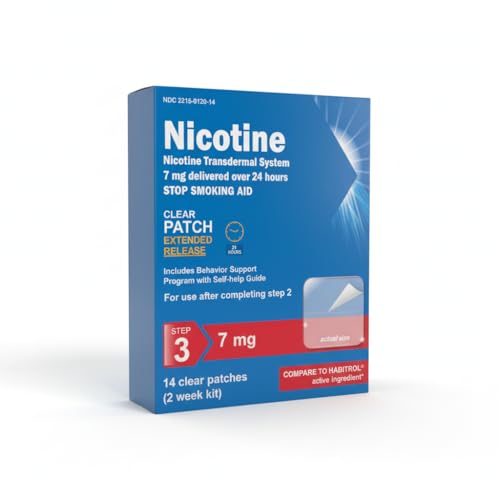 Nicotine Transdermal System Step 3 Stop Smoking Aid 7mg (2 week kit)