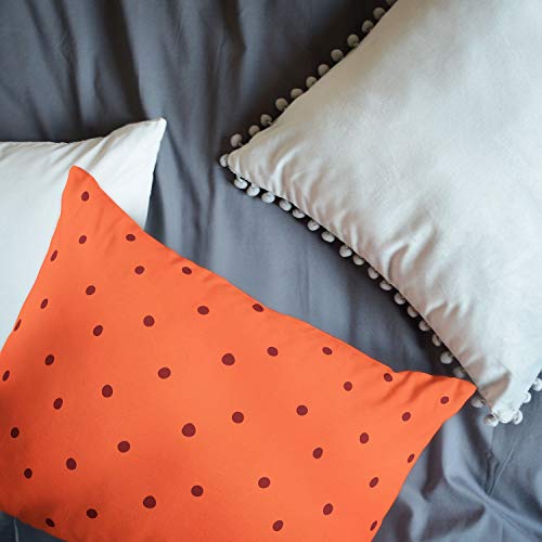 BonaMaison Arancio-Bordeaux Fodera per Cuscino