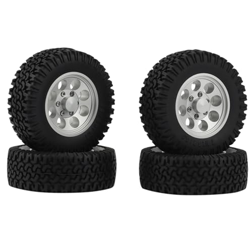 Pneus 1.55 et jantes de scale RC pour vos sorties de franchissement en forêt