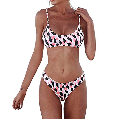 Kanlin1986 Bikini Mujer 2020 2019 Conjunto De Bikini con Vendaje Bandeau para Mujer Traje De BañO BrasileñO Push-Up Ropa De Playa Traje De BañO Bikinis Mujer 2019 BrasileñOs