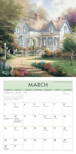 Thomas Kinkade Studios 2025 Mini Wall Calendar