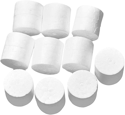 Miniatura 6 de 10 piezas de material de espuma con forma de cilindro para niños, juguetes hechos a mano, manualidades, 1.5x1.5 in