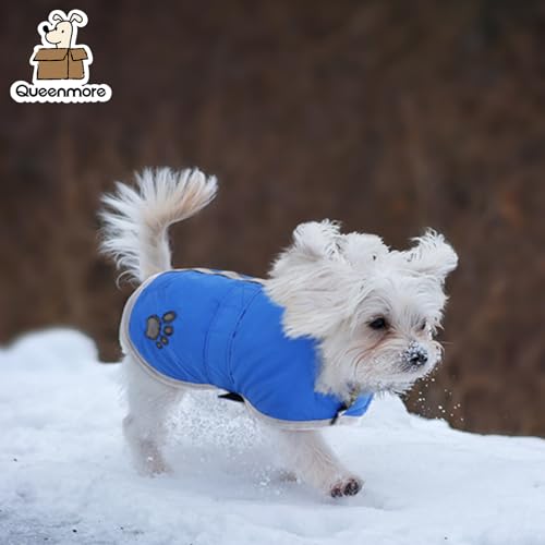 Image of Cold Weather Dog Coats Loft Reversible Winter Fleece Dog Vest Waterproof Pet Jacket Available in Extra Small, Small, Medium, Large Extra Large Sizes