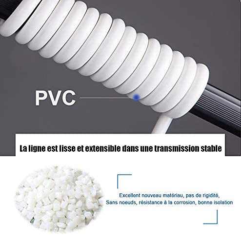 Rallonge électrique 10m câble robuste 3G1,5 mm² 16A blanc de qualité - 2
