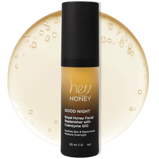 Hey Honey Good Night hidratante facial em gel com mel royal e coenzima Q10, 28 g