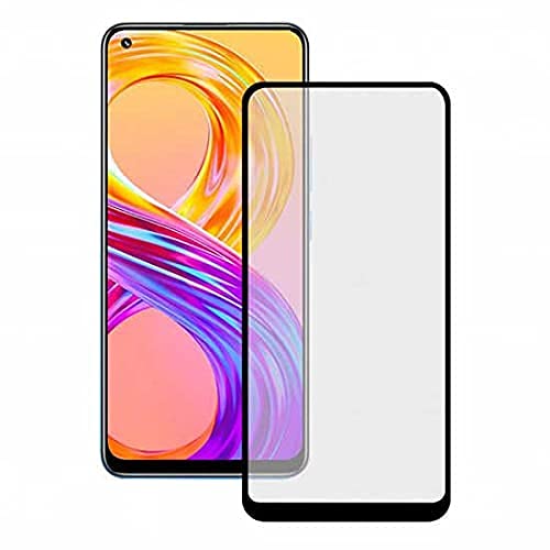 Image of Tempered Glass Screen Protector Compatible for Realme 8s Full Screen Coverage (Except Edge to Edge) and Free Complete Easy Installation kit