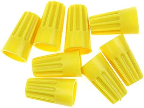 50PCS Connector Electrical Nut Connector Switch hat Spring 5 Colors Optional Red Yellow Blue Orange Gray (Color : 50PCS Gray)