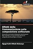  Effetti della frammentazione sulla composizione avifaunale: Diversità e asimmetria fluttuante nella foresta di Mau orientale: un caso di studio del bacino idrografico del fiume Njoro, in Kenya