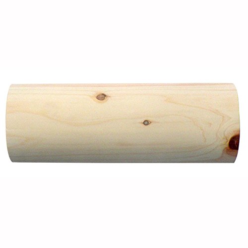 KEM] Cypress Trees Almohada para Cuello de Tortuga de Madera, Phytoncide Efecto, 1pcs, Coreano de Madera Cuello Almohada, Madera, Crema, Small